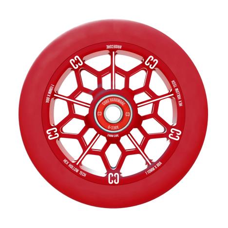 CORE Hex Hollow Stunt Scooter Wheel 110mm – Red - Pair £65.90